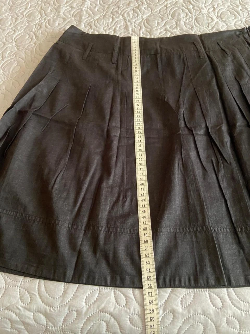 Falda de verano negra, tela fina. C&A. Talla 48 – photo 7